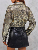 Black and gold sequin jacket - Vignette | Glow&amp;Glitz