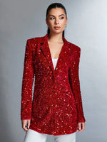 Sparkly red jacket - Vignette | Glow&amp;Glitz