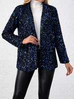 Blue sparkly jacket - Vignette | Glow&amp;Glitz