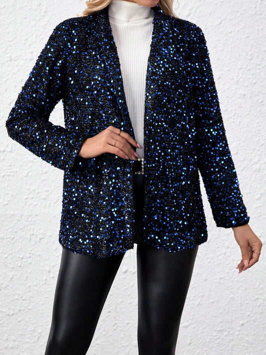 Blue sparkly jacket