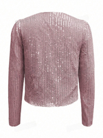 Light pink sequin jacket - Vignette | Glow&amp;Glitz