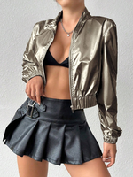 Gold metallic jacket - Vignette | Glow&amp;Glitz