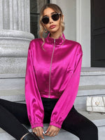 Hot pink metallic jacket - Vignette | Glow&amp;Glitz