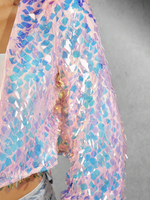 Pink and blue sequin jacket - Vignette | Glow&amp;Glitz